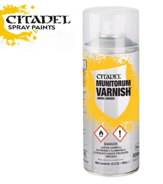 Citadel matt varnish spray