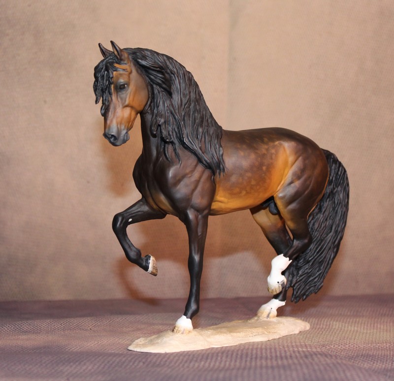 Résine d'artiste peinte à la peinture à l'huile