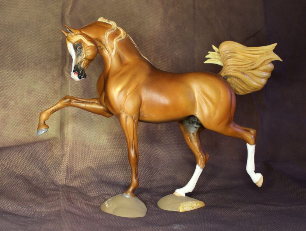 Modélisme équin : Pastels alezan