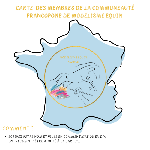 Carte modélisme équin France