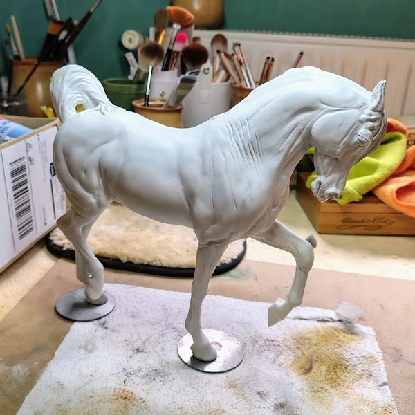 Prep d'une résine d'artiste