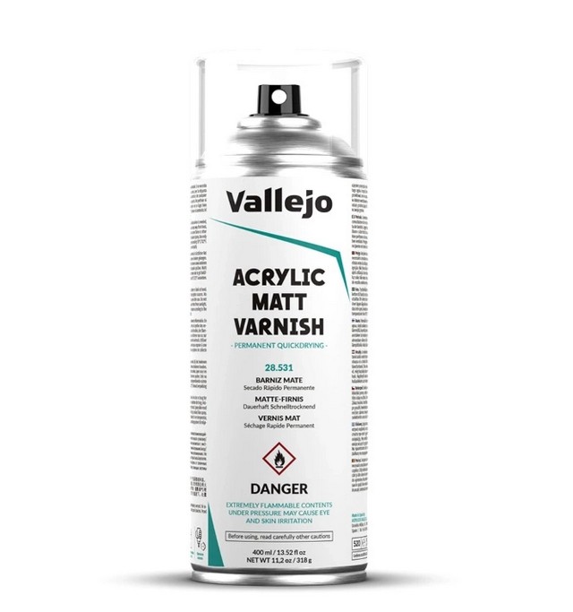 Vallejo Acrylic mat varnish spray
