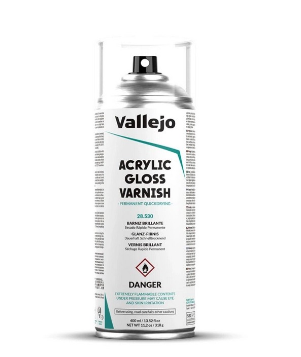 Vallejo gloss varnish spray