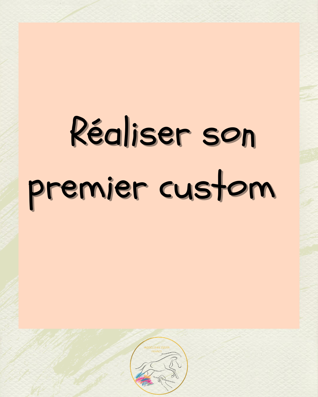Menu réaliser son premier custom