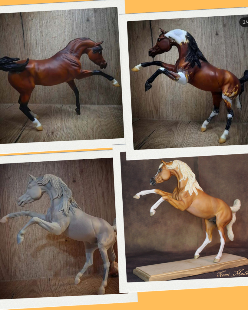 Cheval "drastic" en modélisme équin