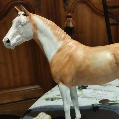 Travail aux huiles en Modélisme Equin.