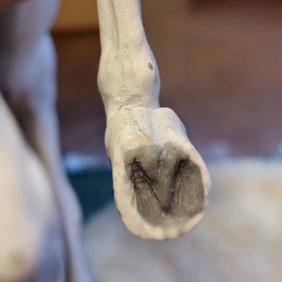 resculpt solde et fourchette sur résine d'artiste