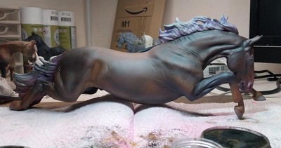 Robe bai silver aero & pastels sur basecoat pastel