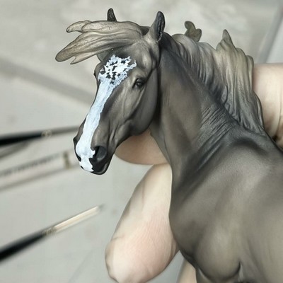 détails de la tête Robe Sabino Grullo