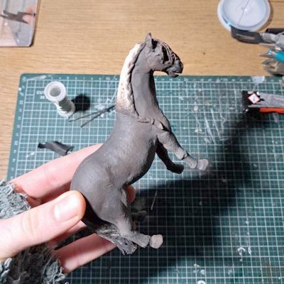 Fin de prep sur un drastique Schleich