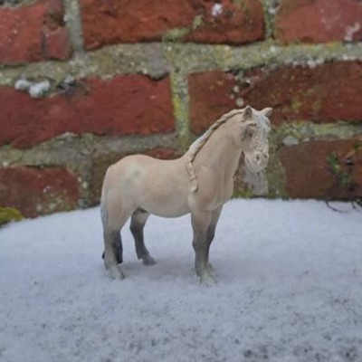 Ombrage aux pastels sur un drastique Schleich