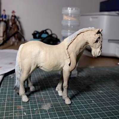Basecoat sur un drastique Schleich