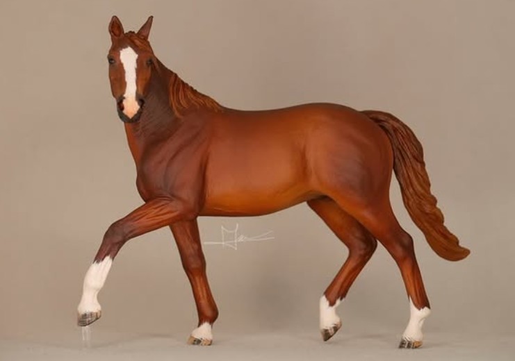 cheval de selle modélisme équin