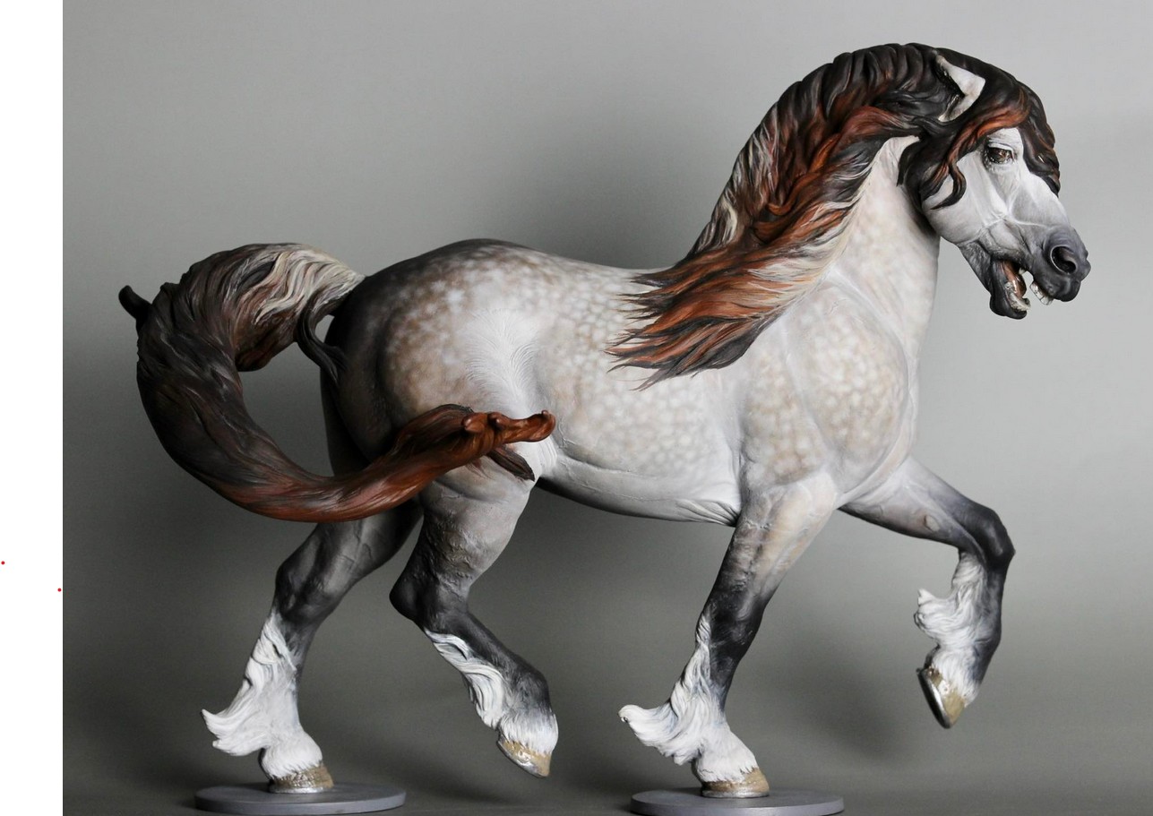 Trait Draft modélisme équin