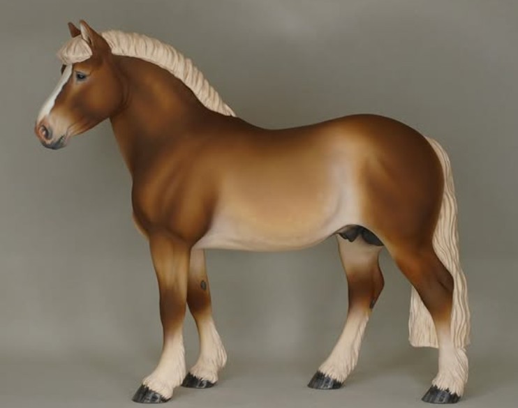 Trait Draft modélisme équin