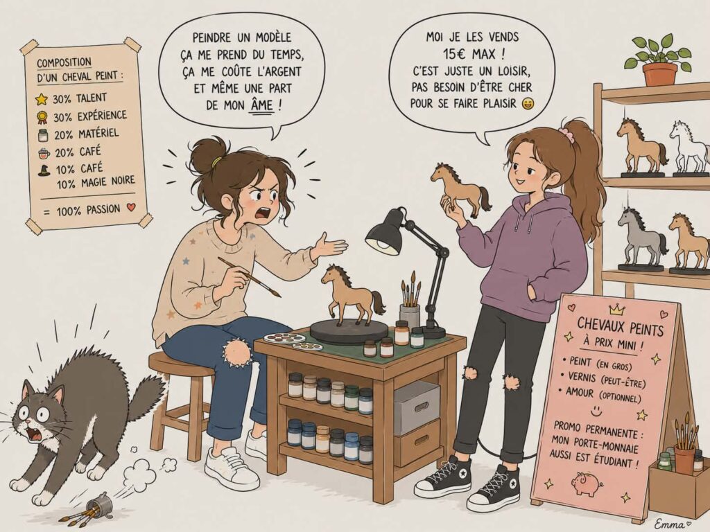 Artiste vs amateur modélisme équin